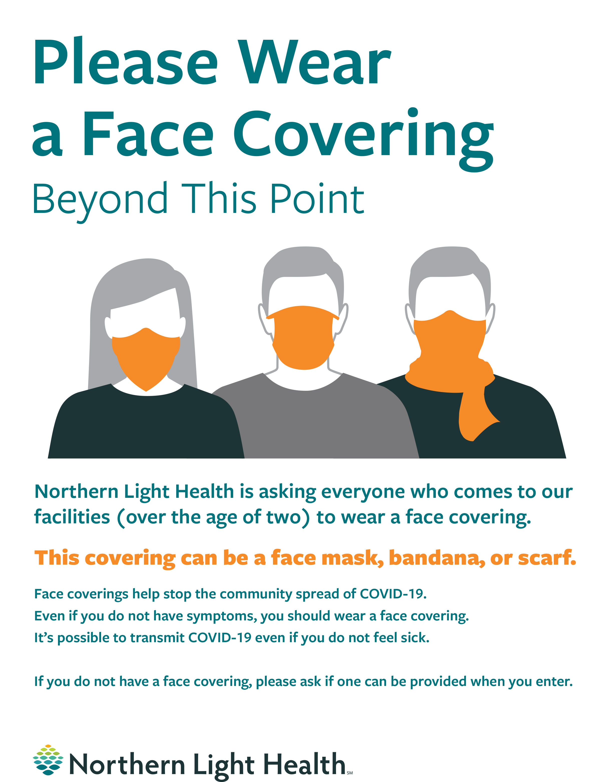 Please Wear a Face Covering - Poster